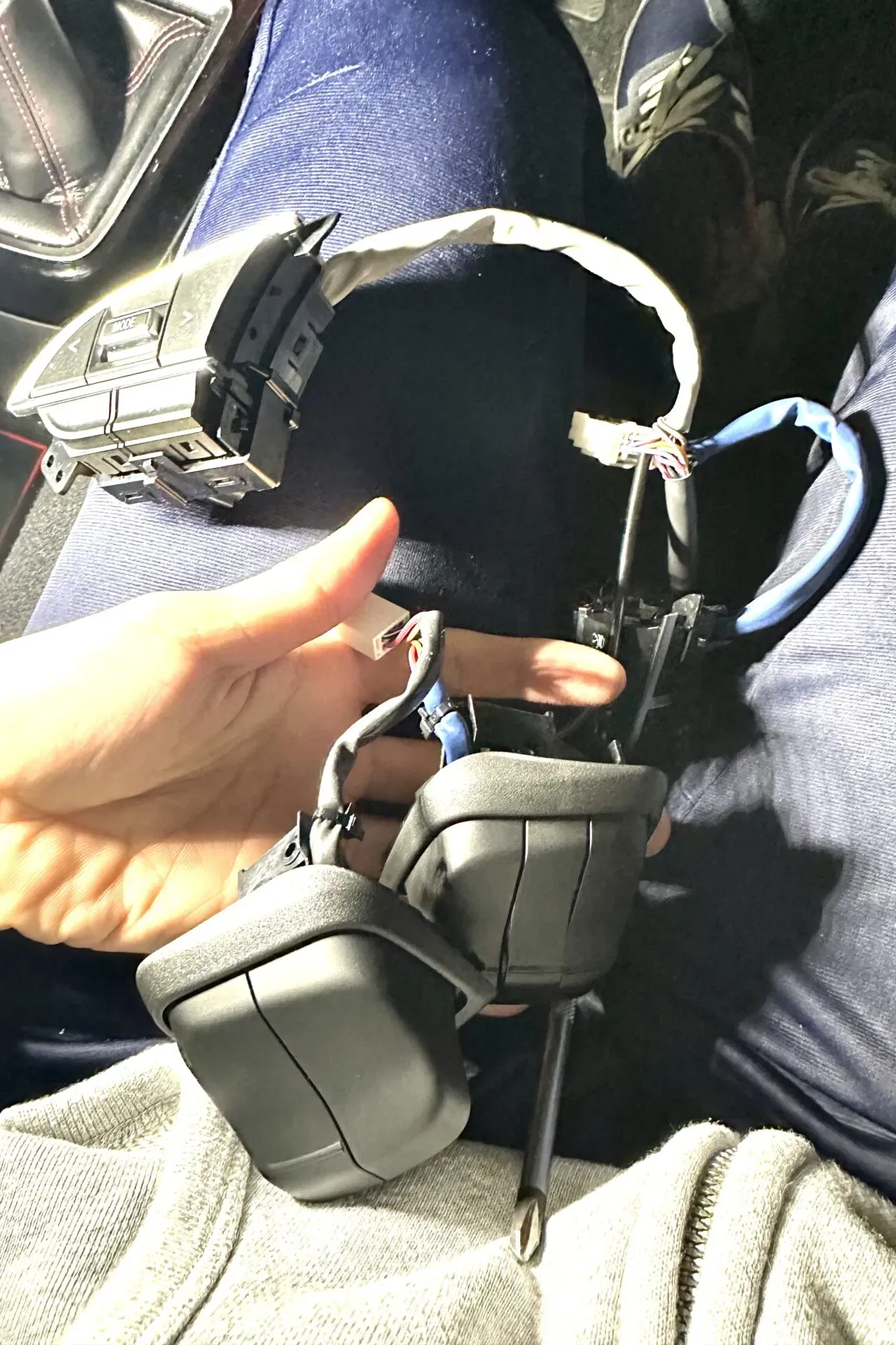 WORKS BELLステアリングスイッチ移設キットでハンドル交換取り付け方法 - 画像18