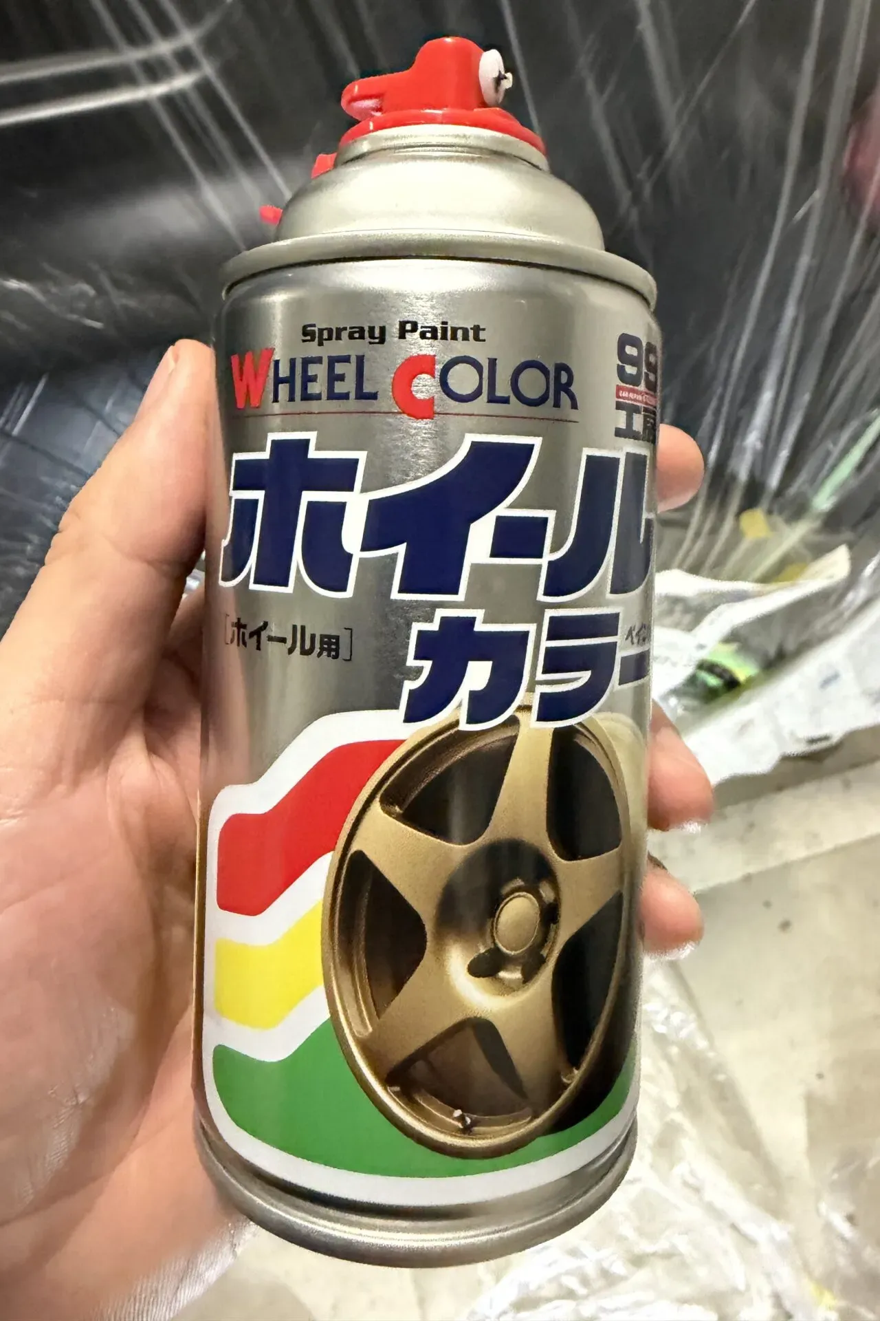 【2回目】ホイールのガリキズをDIY補修!パテ盛り〜再塗装で目立たなくする - 画像15