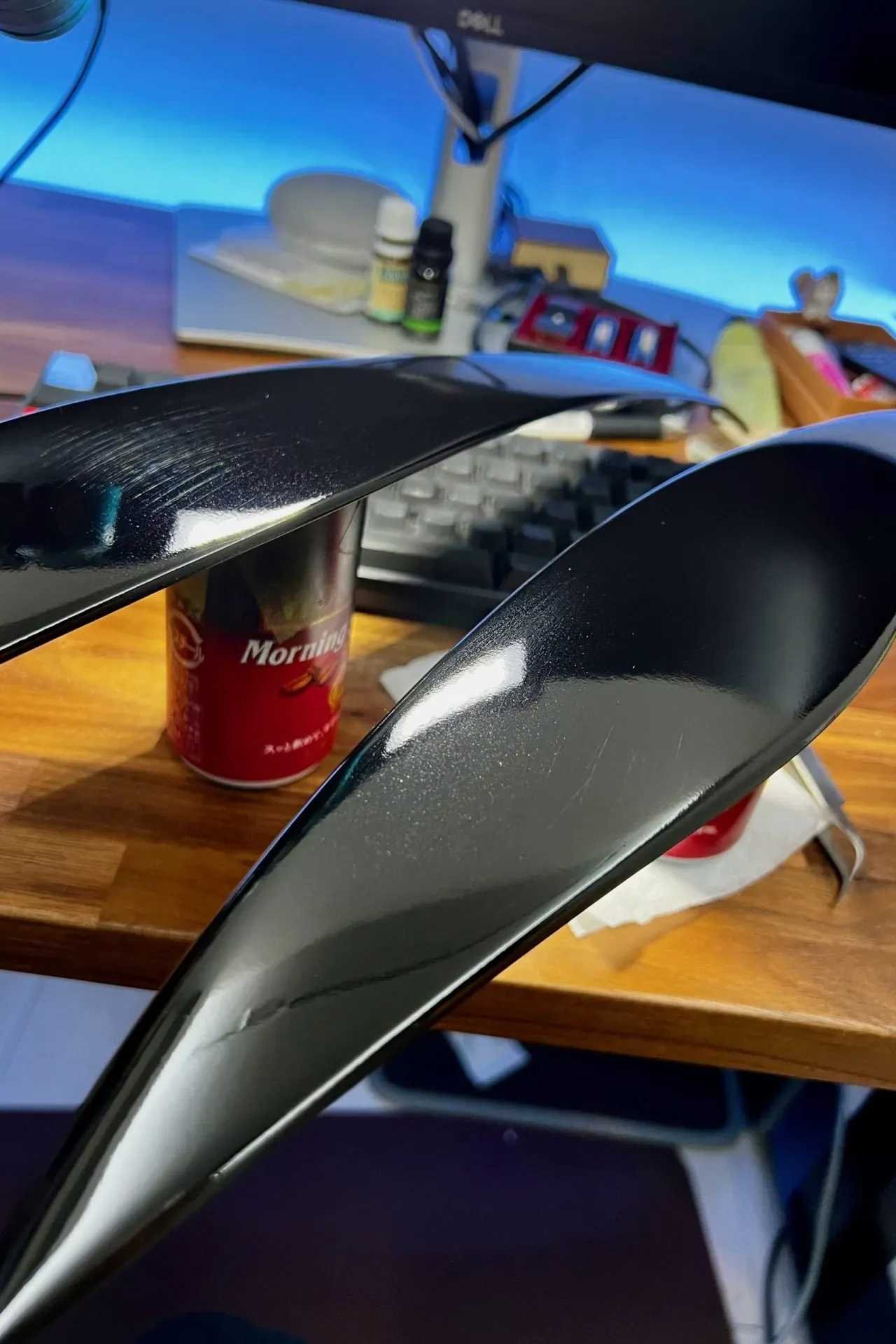 缶スプレーで車のパーツを塗装する方法NOBLESSEアイラインを実践 - 画像15