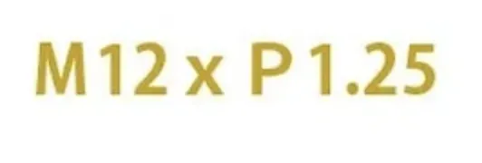 M12 x P1.25