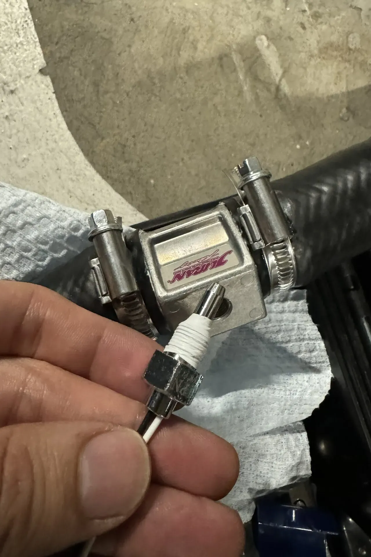ZC33Sに3連メーター取り付け水温計・油温計・油圧計の設置方法 - 画像49