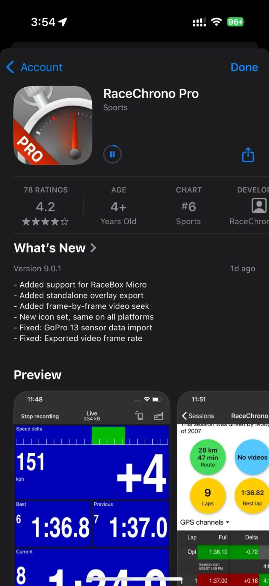 racechrono pro now supports racebox micro