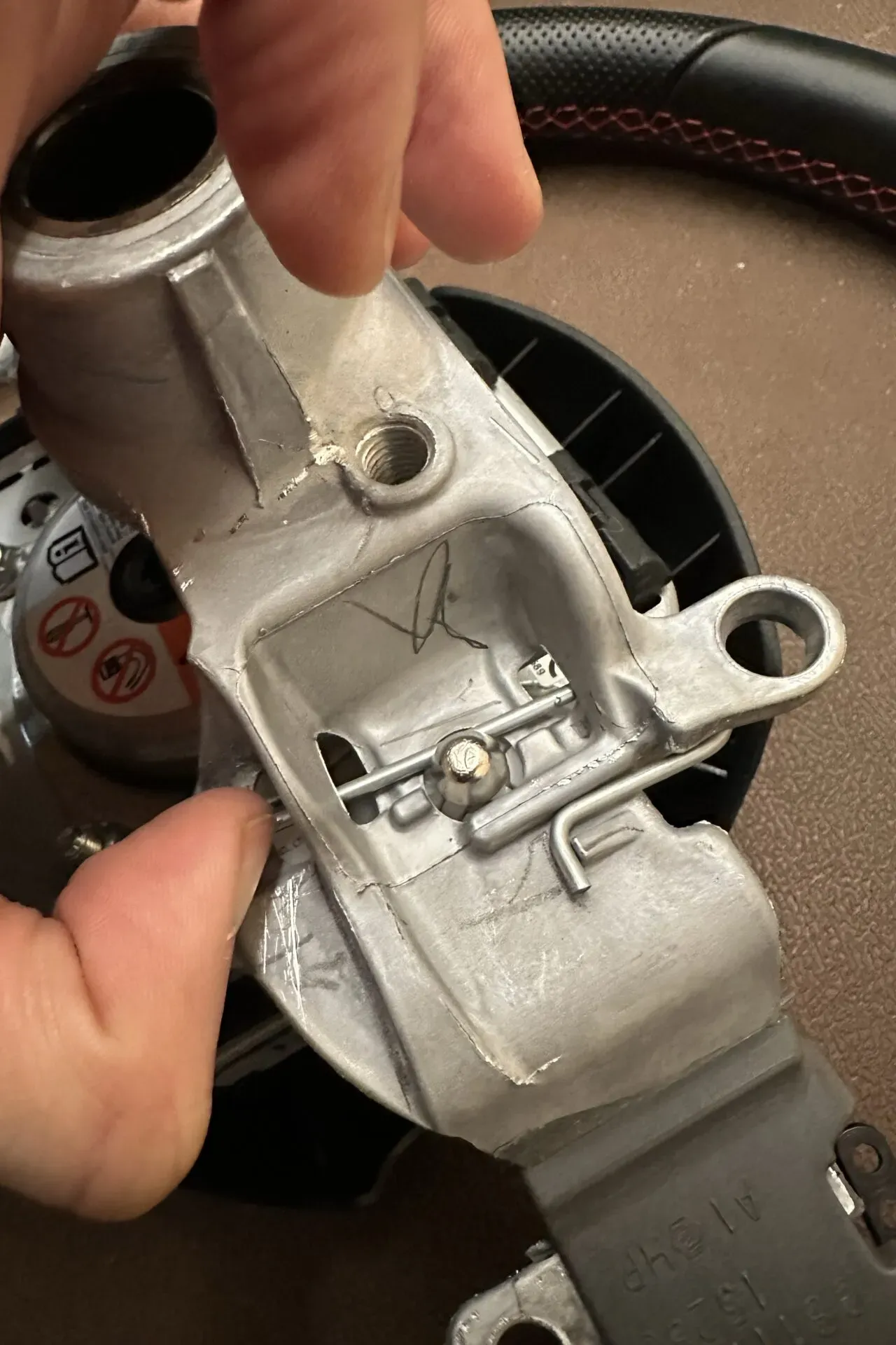 WORKS BELLステアリングスイッチ移設キットでハンドル交換取り付け方法 - 画像7