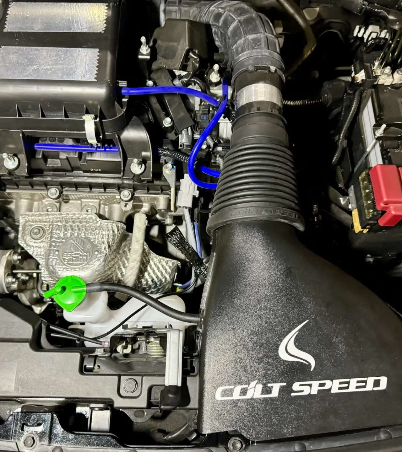 zc33s コルトスピード ハイフローインテーク スイスポ(ZC33S)にコルトスピードのハイフローインテークを取り付ける