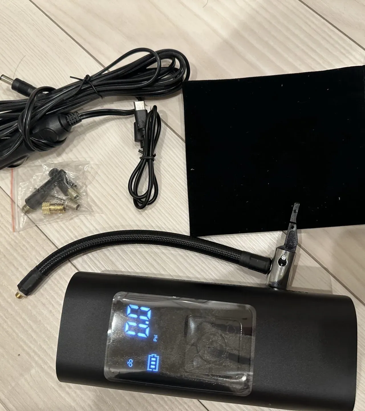 充電式空気入れをレビュータイヤの空気圧管理がDIYで簡単に - 画像2