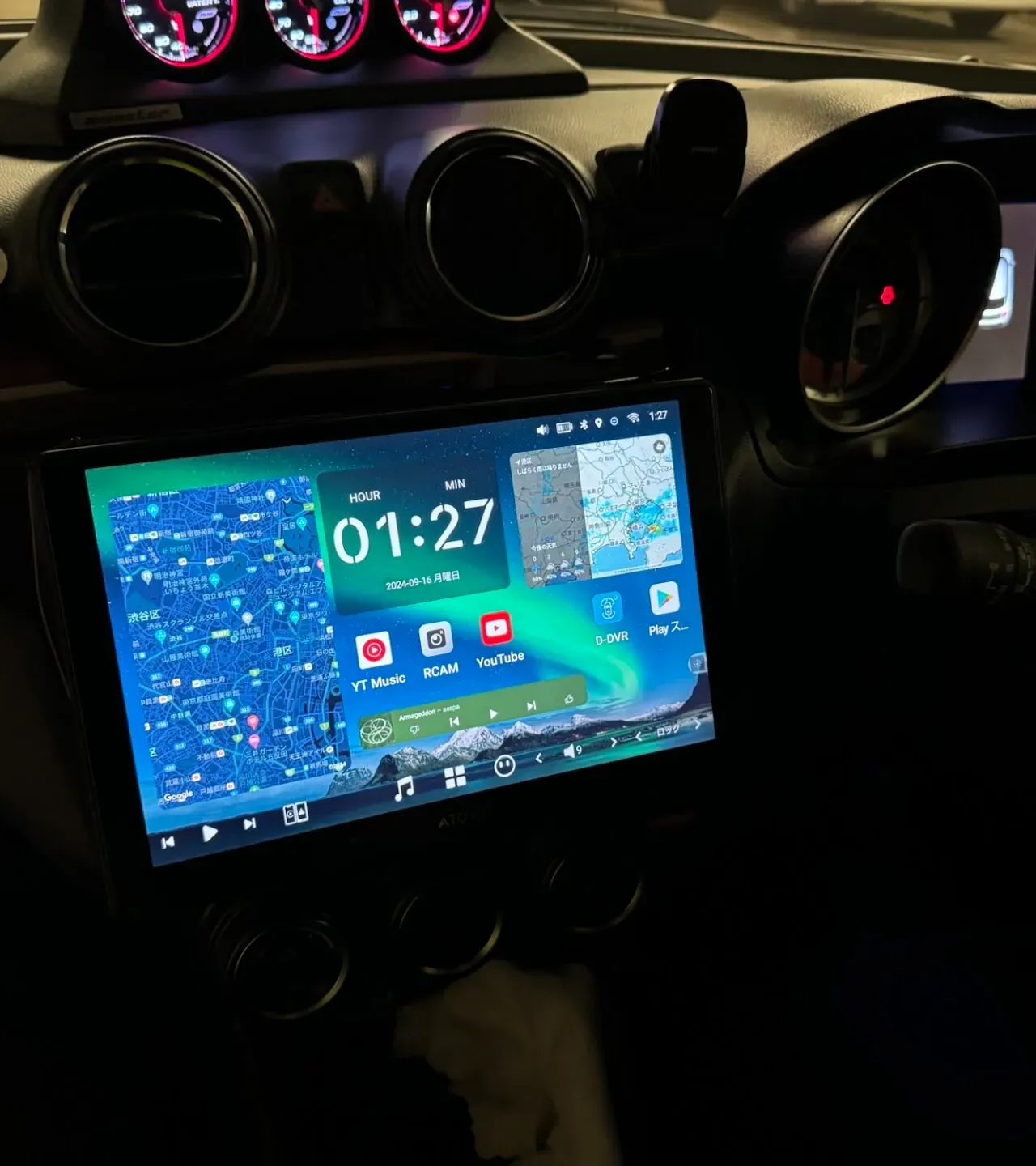 ATOTO 10 インチ WIFI CONNECT スイスポにATOTO X10(10インチ)をDIYで取り付ける方法！設置手順を解説