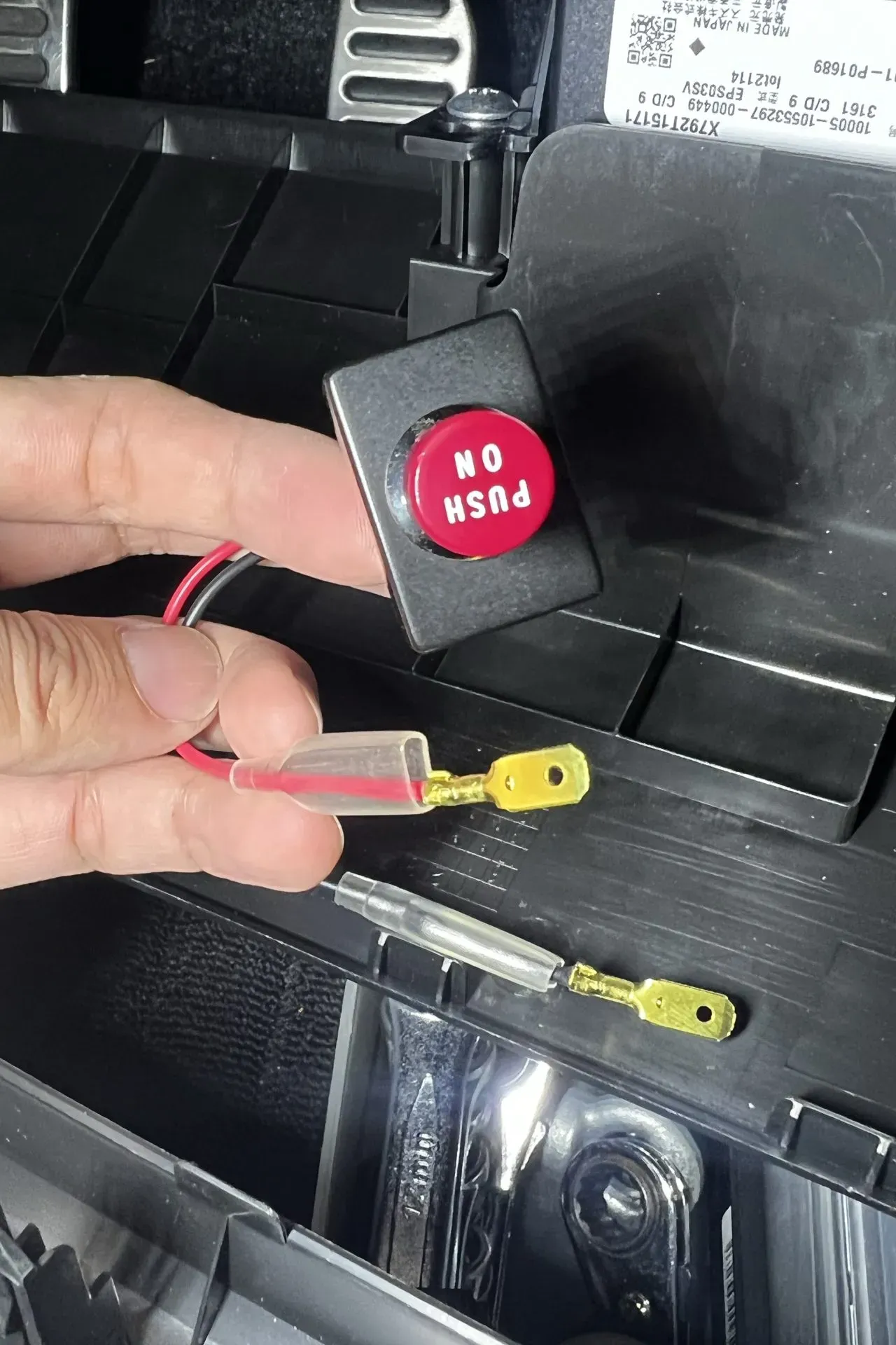 ZC33Sクラッチスタートキャンセラーのスイッチを自動復帰式に変更 - 画像5