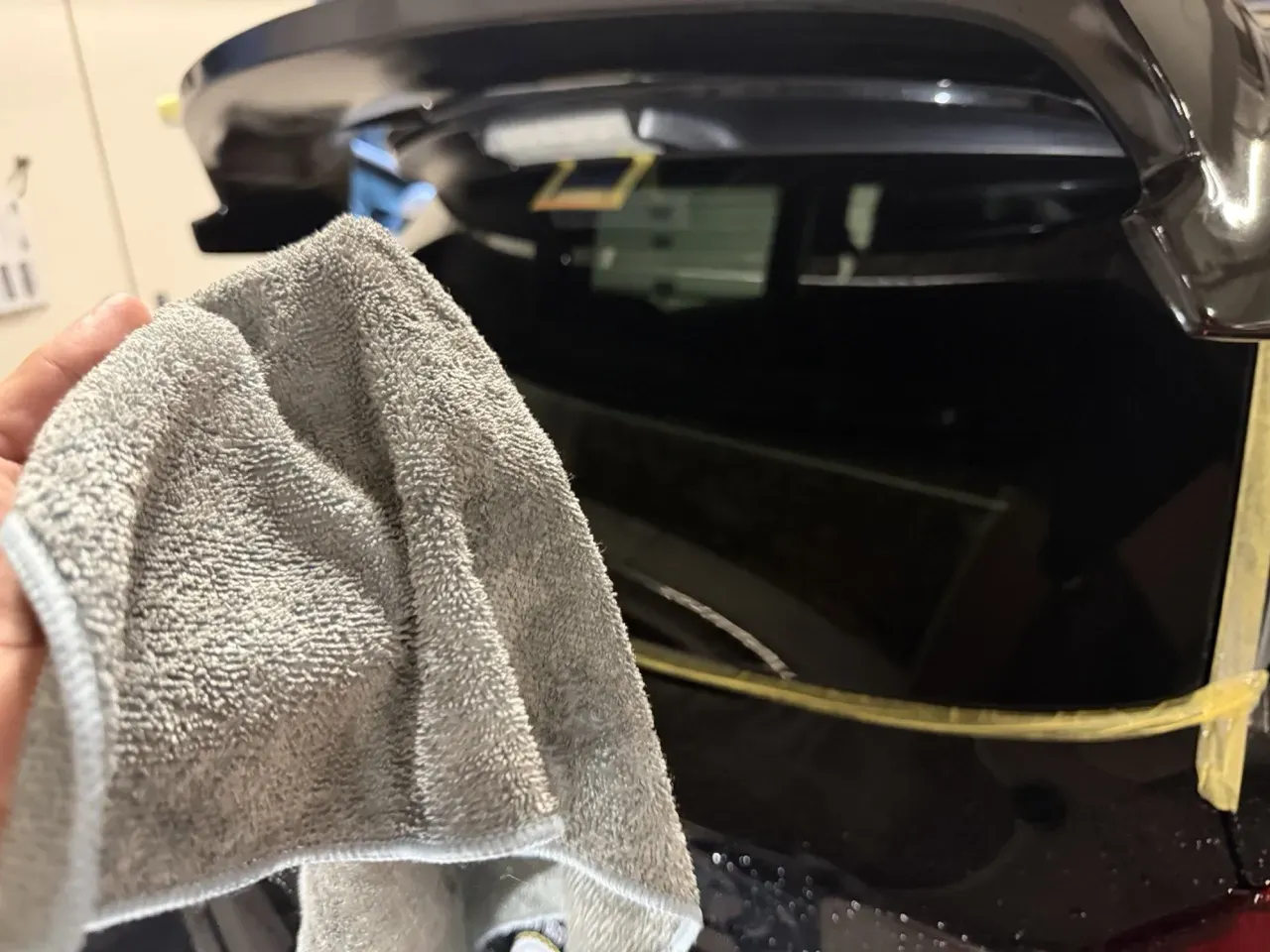 スイフトスポーツ(ZC33S)のガラス撥水をキイロビンGOLDでリセット - 画像10