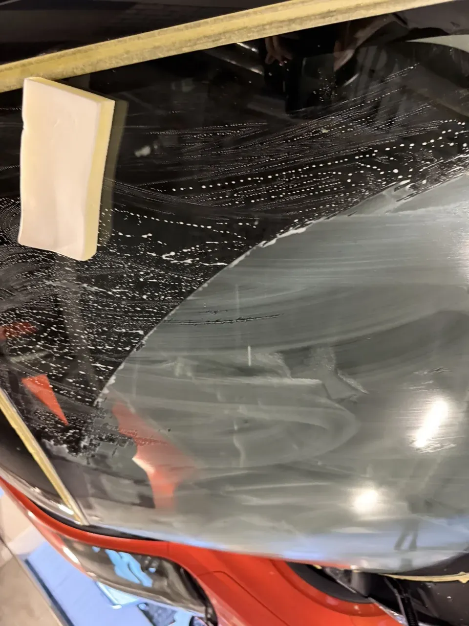 スイフトスポーツ(ZC33S)のガラス撥水をキイロビンGOLDでリセット - 画像11