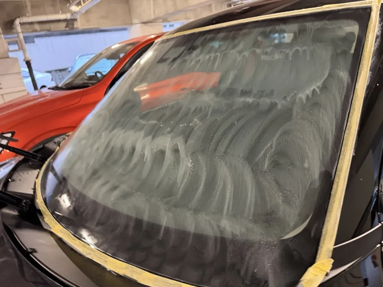 スイフトスポーツ(ZC33S)のガラス撥水をキイロビンGOLDでリセット - 画像12