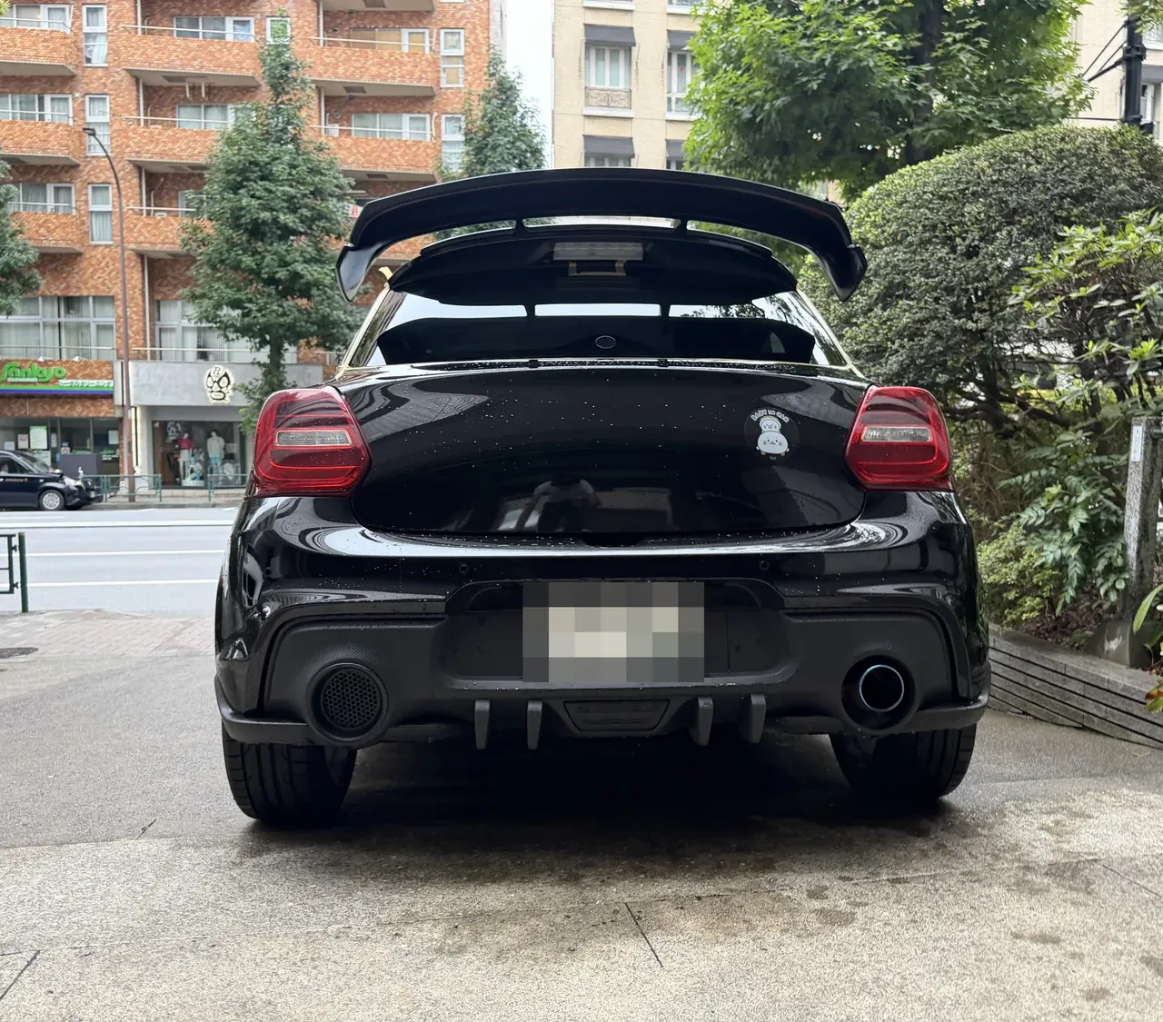 スイフトスポーツ(ZC33S)のマフラー穴をダイソーの鉢皿で塞ぐ - 画像20