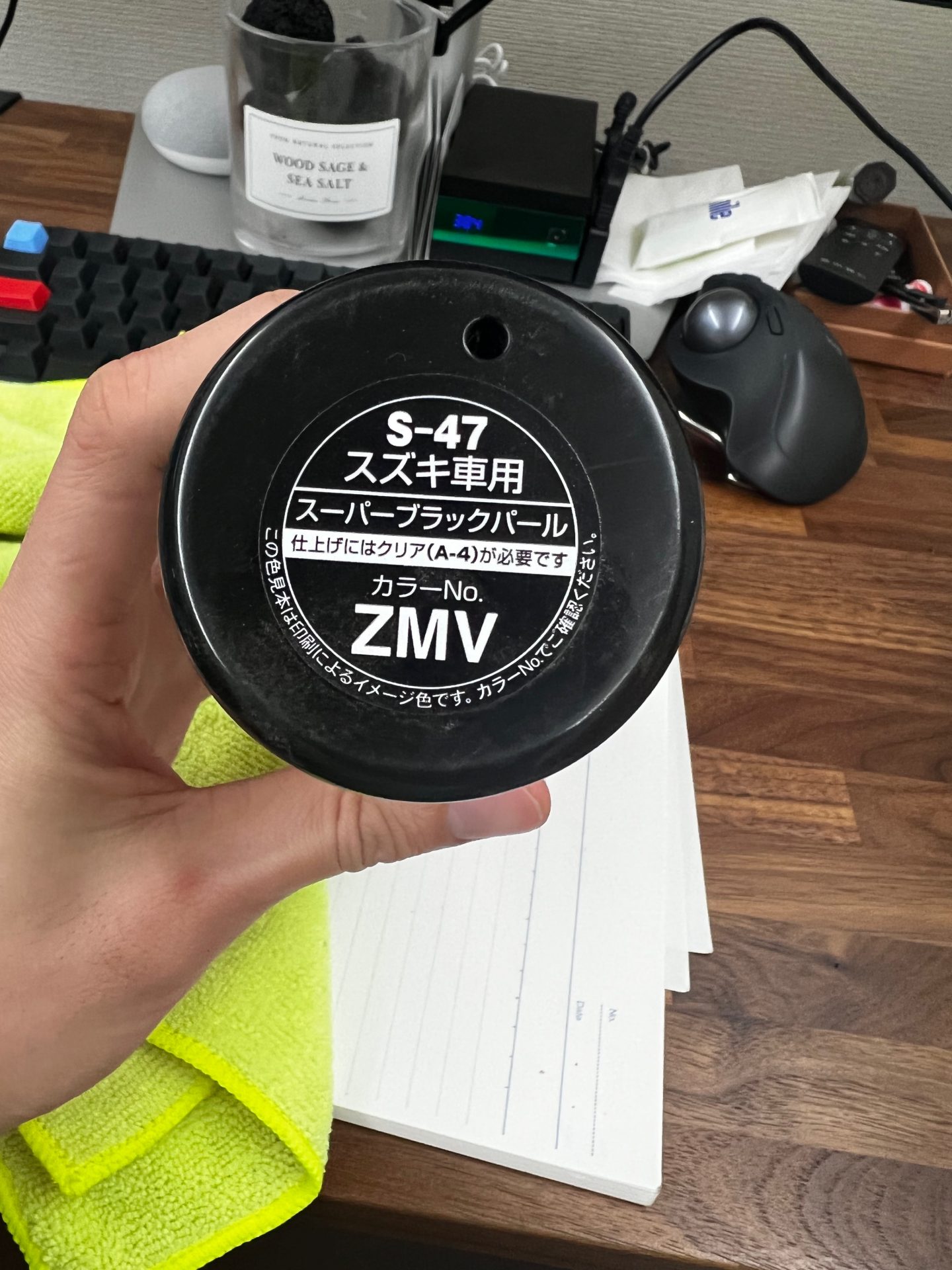 日本人気超絶の バイク用ペイント ガロン缶パールノベルティブラック カラー番号3000ml 塗料 補修塗料