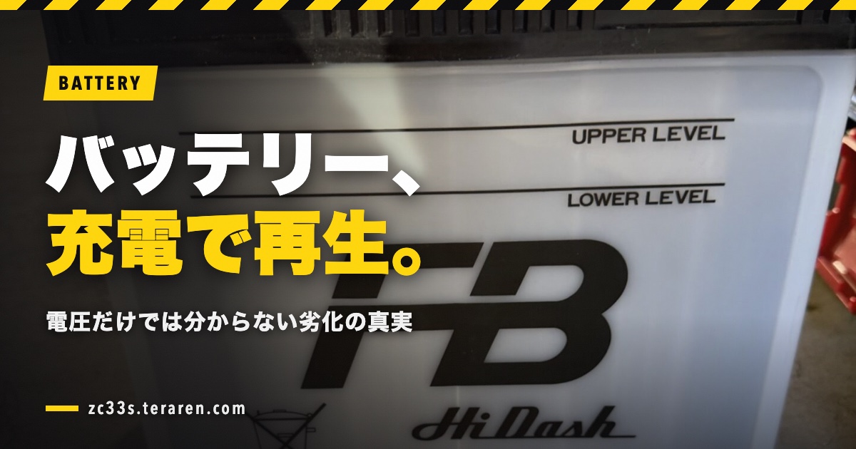 バッテリーパルス充電再生のアイキャッチ